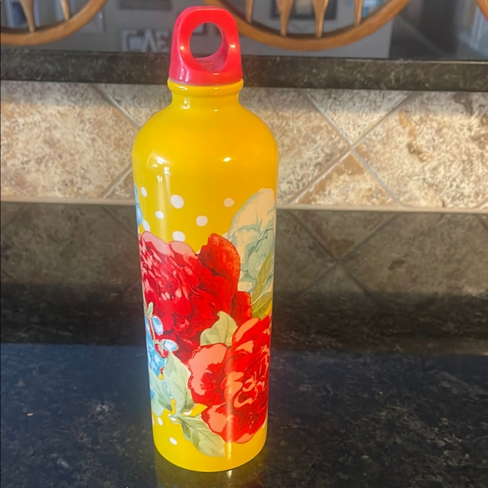 The Pioneer Woman Yellow Stainless Steel Bottle